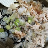 チキンと塩昆布のうまうまズボラごはん